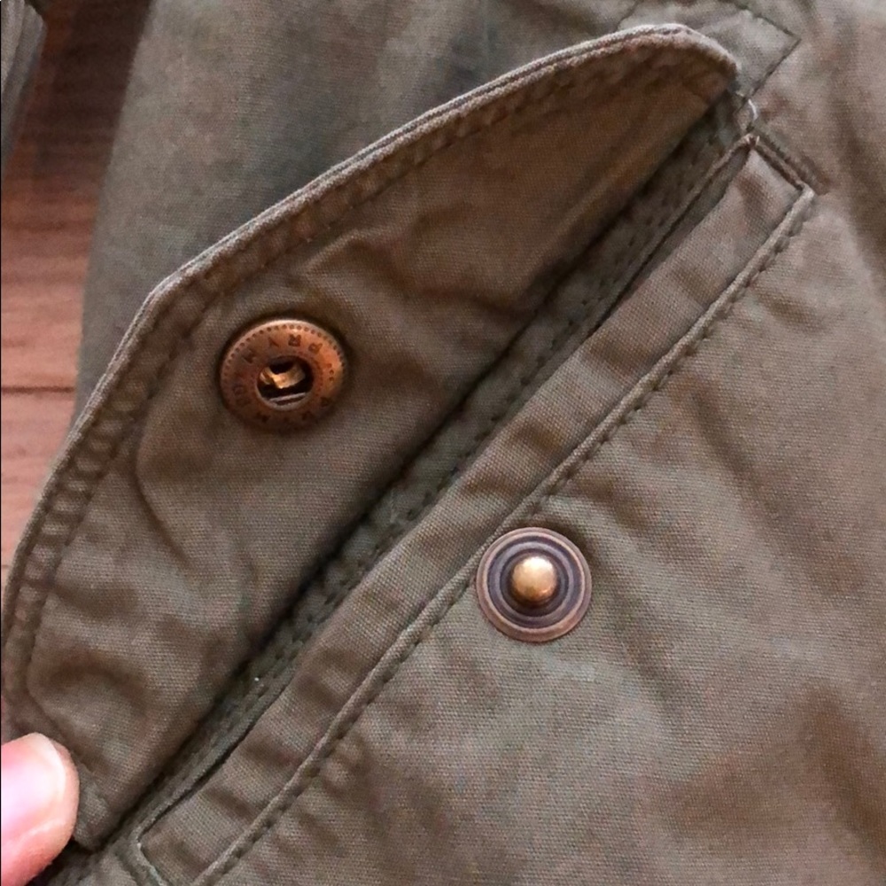 Baby Gap Toddler Girl Green Hooded Jacket - Picture 6 of 9